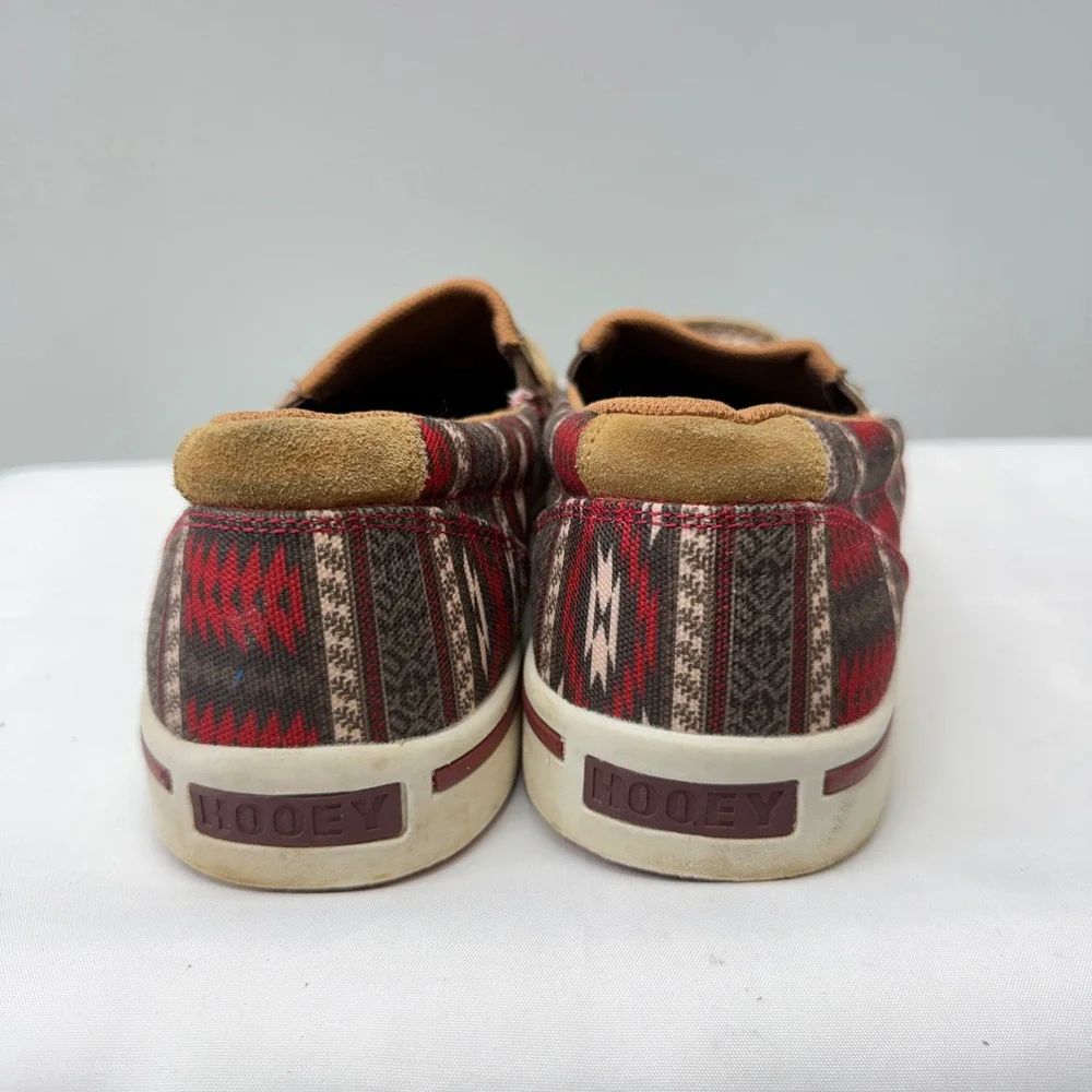 Twisted X Hooey Slip On Loper Aztec Native American Print Loafers Men 12 MHYC023